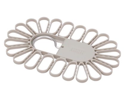 Béžový plastový sušák drobného prádla Petal 26 cm