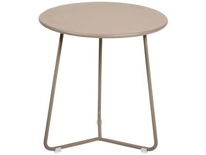 Muškátově šedý kovový odkládací stolek Fermob Cocotte 34 cm