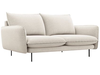 Světle béžová čalouněná dvoumístná pohovka Vienna 160 cm