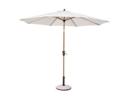 Bílý slunečník Palinuro 300 cm