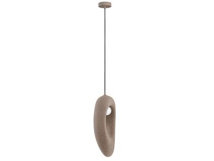Hnědé závěsné světlo Tempus 18 cm