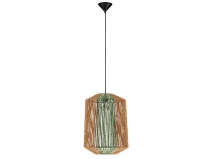 Zelené závěsné světlo Dena 38 cm