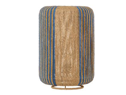 Modrá stolní lampa Abby 50 cm
