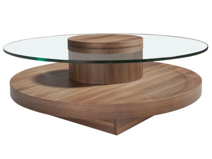 Skleněný konferenční stolek No. 2052, 100 cm