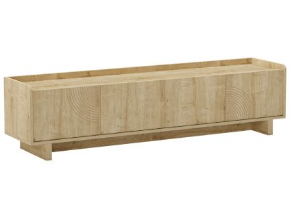 TV stolek Daira 180 x 40 cm s dubovým dekorem