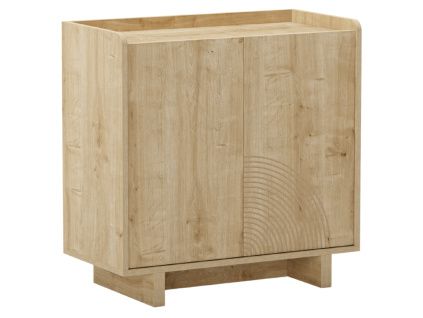 Komoda Daira 80 x 40 cm s dubovým dekorem