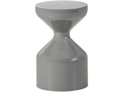 Světle šedý kovový odkládací stolek Floyd 30 cm