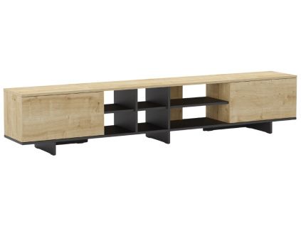 TV stolek Cequoia 230 x 35,5 cm s dubovým dekorem
