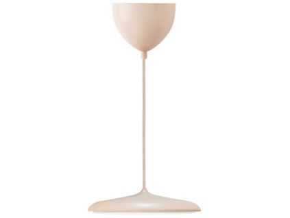 Růžové kovové závěsné LED světlo Artist 25 cm