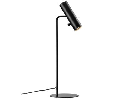 Černá kovová stolní lampa Mib