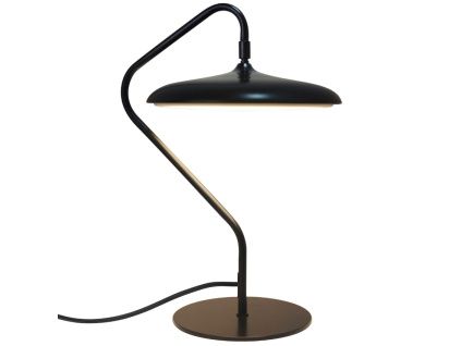Černá kovová stolní LED lampa Artist