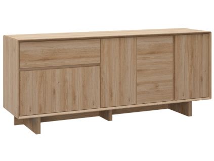 Komoda Carpi 180 x 45 cm s dubovým dekorem