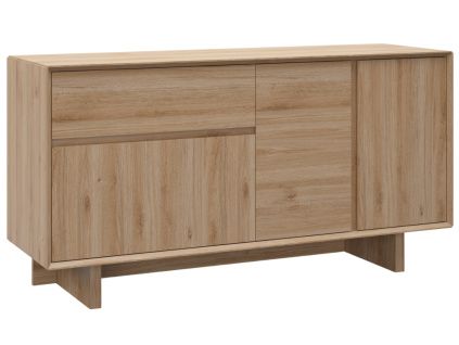 Komoda Carpi 146 x 45 cm s dubovým dekorem