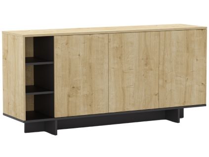 Komoda Cequoia 170 x 40 cm s dubovým dekorem