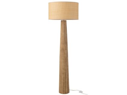 Hnědá stojací lampa Umbrella 157 cm