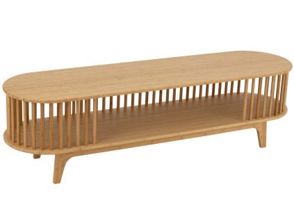 Dřevěný TV stolek Vertical 150 x 40 cm