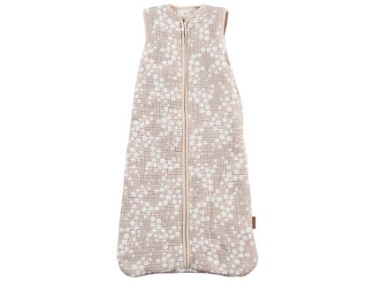 Růžový mušelínový dětský spací pytel Quax Natural 90 cm