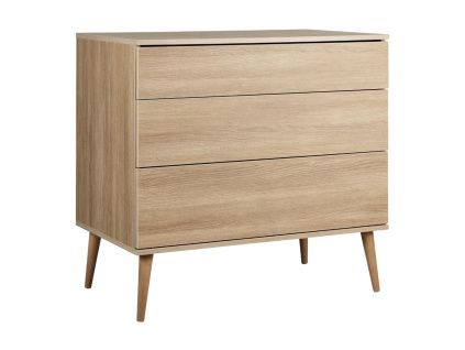 Přebalovací komoda Quax Flow 96 x 58 cm s dřevěným dekorem