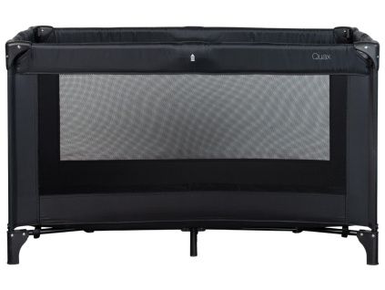 Černá cestovní postýlka Quax Cot 120 x 60 cm