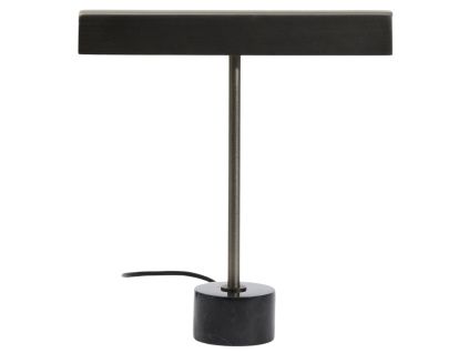 Černá kovová stolní lampa Kave Home Lynor