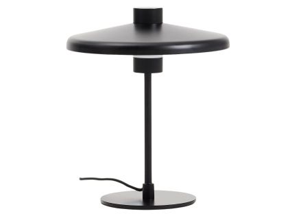 Černá kovová stolní lampa Nuvira