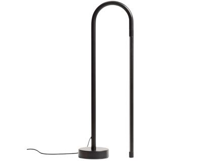 Černá kovová stolní LED lampa Kave Home Bow 60 cm