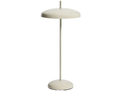 Šedá kovová nabíjecí LED lampa Kave Home Porte