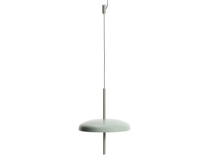 Zelené kovové nabíjecí závěsné LED světlo Kave Home Porte Ø 16 cm
