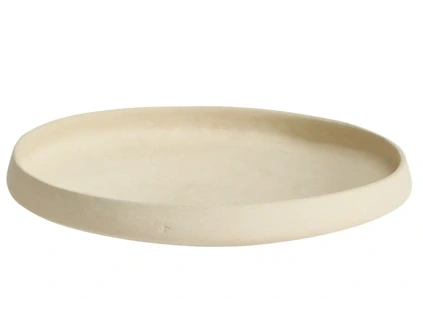 Béžový dekorativní talíř Kave Home Mireni Ø29 cm