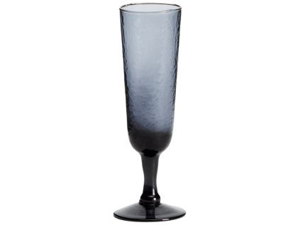 Modrá sklenice na sekt Kave home Sileia