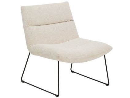 Béžové čalouněné křeslo Kave Home Asen