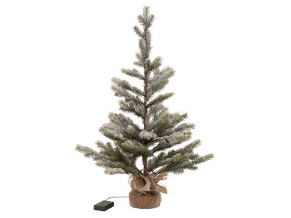 Umělý vánoční strom Snowy 81 cm s LED osvětlením