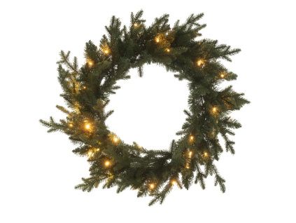 Umělý vánoční LED věnec Susie 60 cm