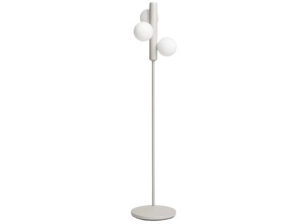 Béžová kovová stojací lampa Kaktee 137 cm