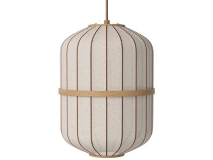 Dubové závěsné světlo Lucén Cylinder 28 cm