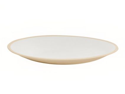 Béžový keramický dezertní talíř Kave Home Azir 23 cm
