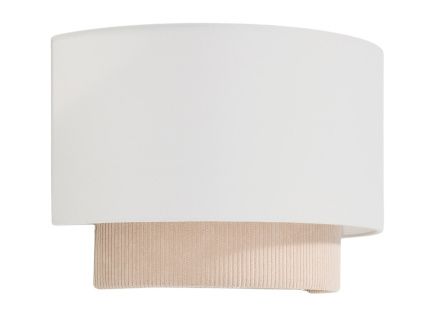 Béžové nástěnné světlo Kave Home Bianella 30 cm