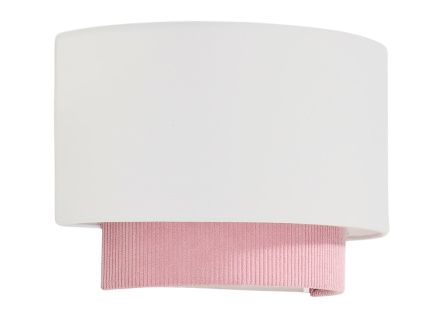 Růžové nástěnné světlo kave home Bianella 30 cm