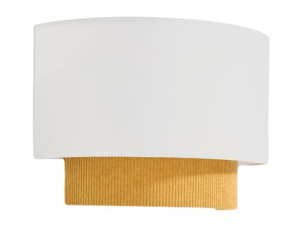 Žluté nástěnné světlo kave home Bianella 30 cm