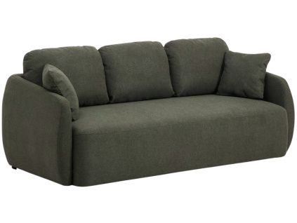Zelená rozkládací pohovka Kave Home Laira 218 cm
