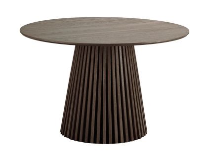 Hnědý dubový jídelní stůl Osaka 120 cm