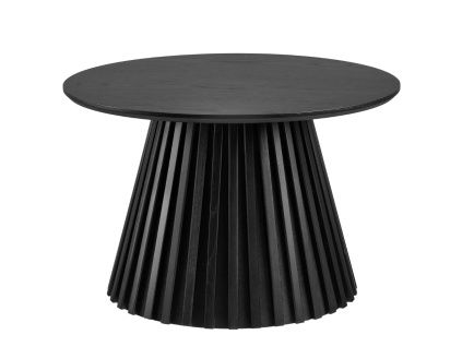 Černý dubový konferenční stolek Osaka 70 cm