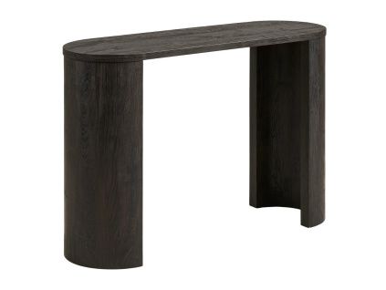 Hnědý toaletní stolek Bibion 114 x 38 cm