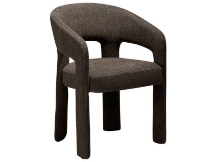 Hnědá bouclé jídelní židle DAN-FORM Splendor