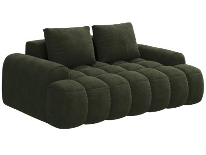 Zelená sametová dvoumístná pohovka Cosmopolitan Design Linz 175 cm