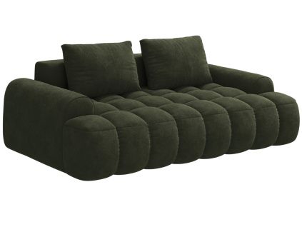 Zelená sametová trojmístná pohovka Cosmopolitan Design Linz 200 cm