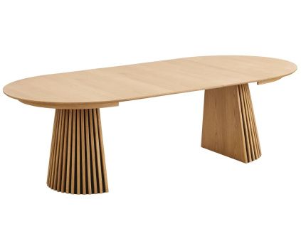 Dubový rozkládací jídelní stůl Osaika 120/240 x 120 cm