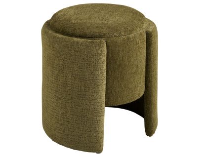 Zelený taburet Walzdor 42 cm