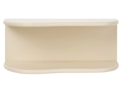 Béžová nástěnná police Bokka 44 cm