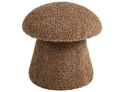 Hnědý taburet Enma 45 cm